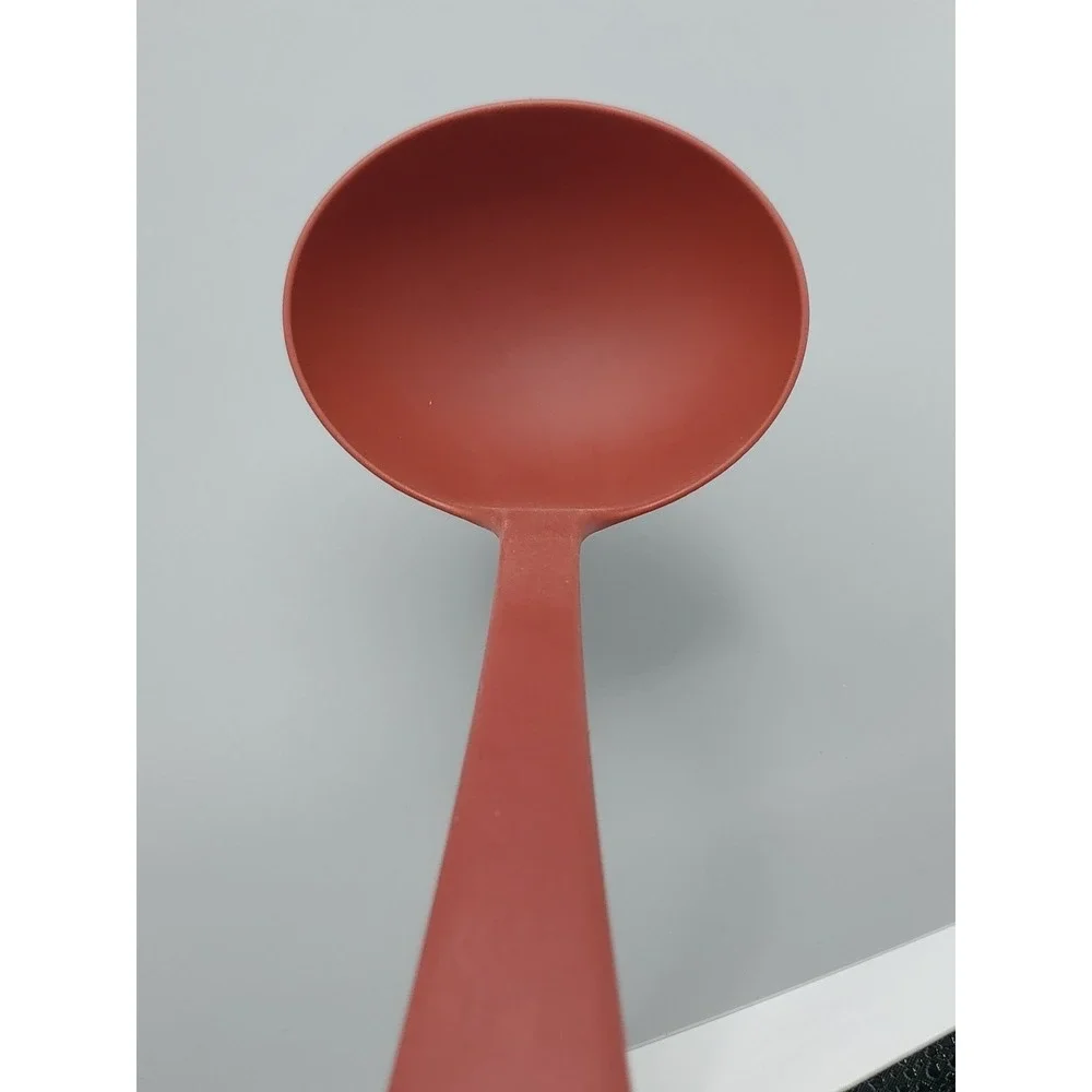 KitchenAid Red Ladle‎ Server Large Oval Heat Resistant Non-Scratch 14